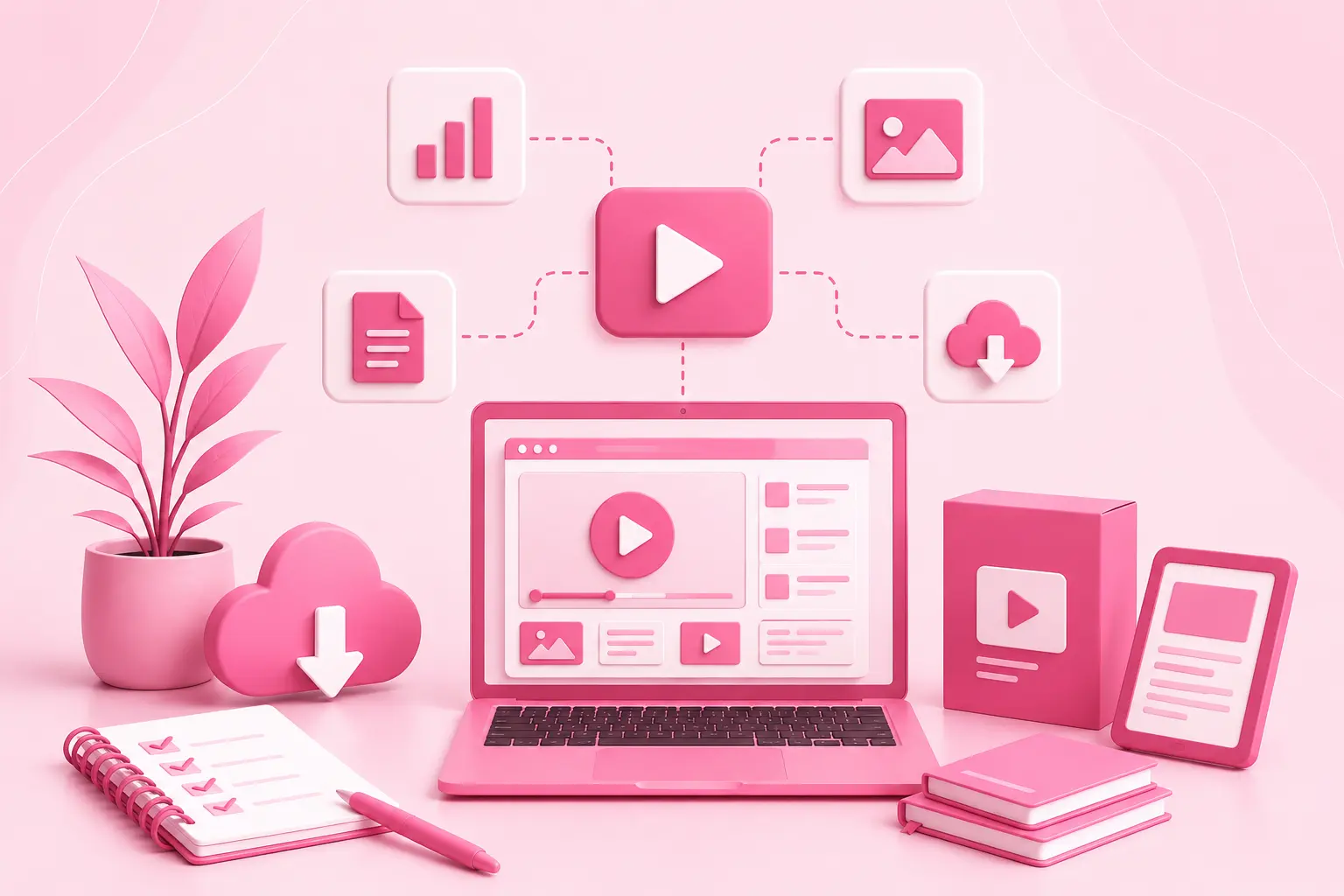 دورة المنتجات الرقمية - منصة زهرة لتعلم الفريلانس والتسويق